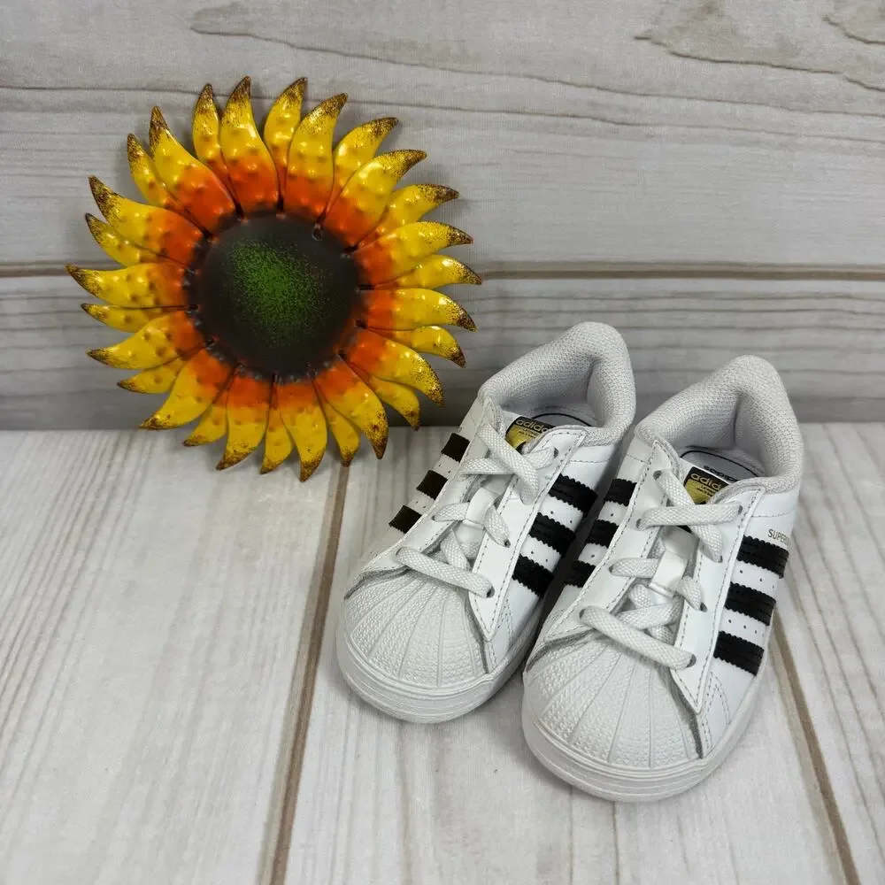 Adidas Superstar Toddler Sneakers Size 7C‎